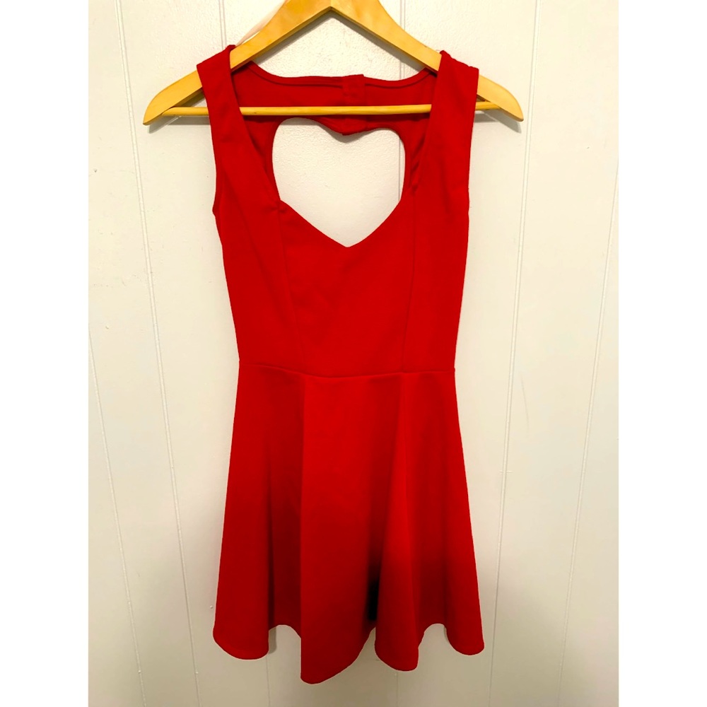 Valentines Day Red Skater Dress